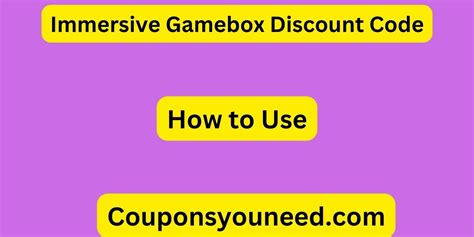 electric game box discount code|Immersive Gamebox Discount Codes .